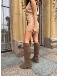 Пряжка лайт - горіх замш