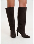 Mari boots - chocolate suede