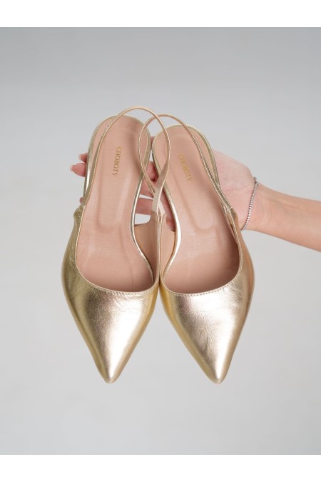Celine sandals 4 cm - gold