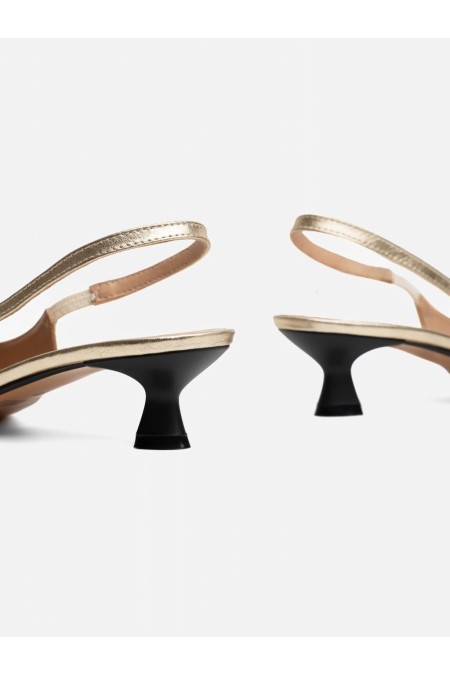 Celine sandals 4 cm - gold