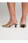 Celine sandals 4 cm - gold