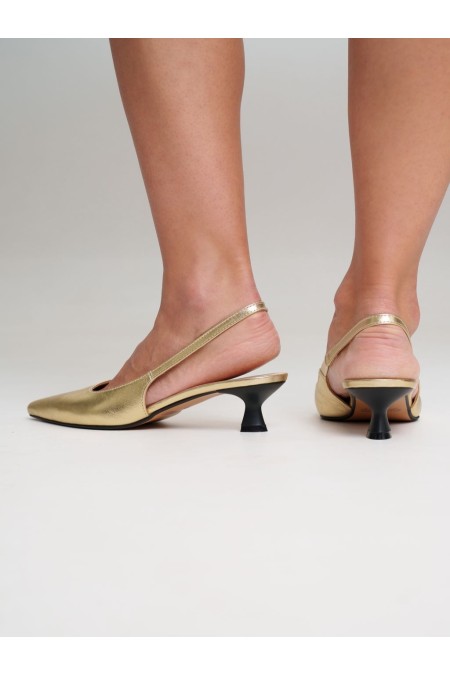 Celine sandals 4 cm - gold