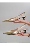 Celine sandals 4 cm - gold