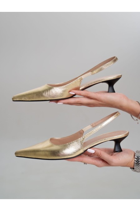 Celine sandals 4 cm - gold