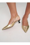 Celine sandals 4 cm - gold