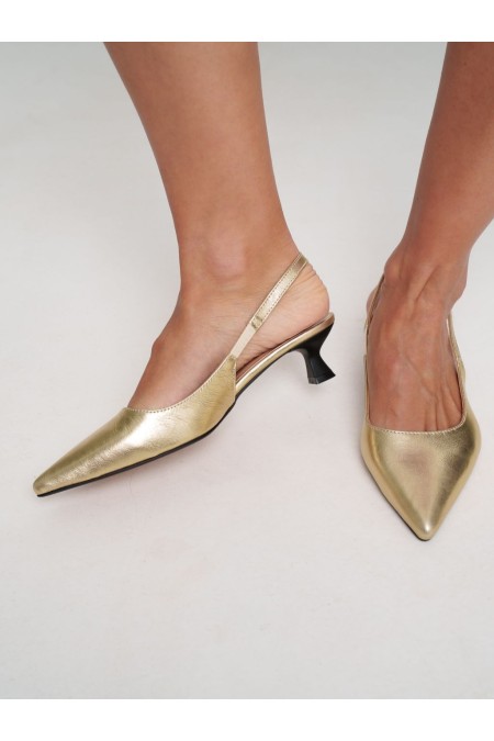 Celine sandals 4 cm - gold