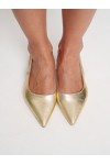 Celine sandals 4 cm - gold