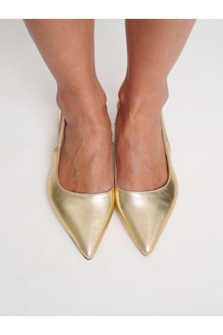 Celine sandals 4 cm - gold