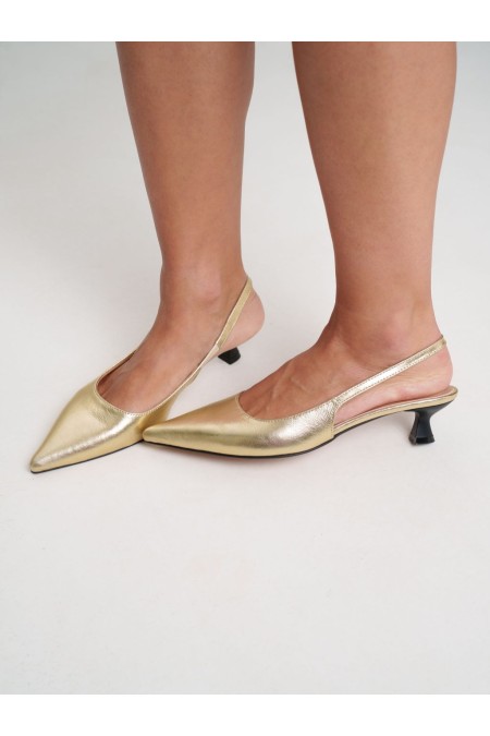 Celine sandals 4 cm - gold
