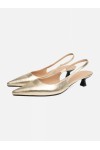 Celine sandals 4 cm - gold