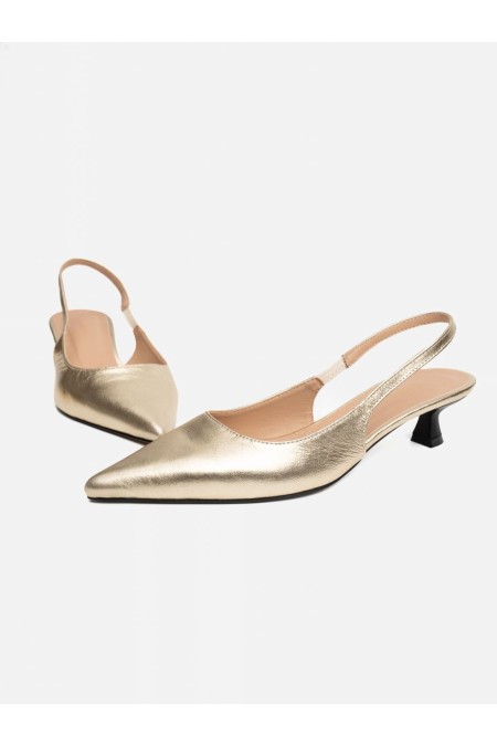 Celine sandals 4 cm - gold