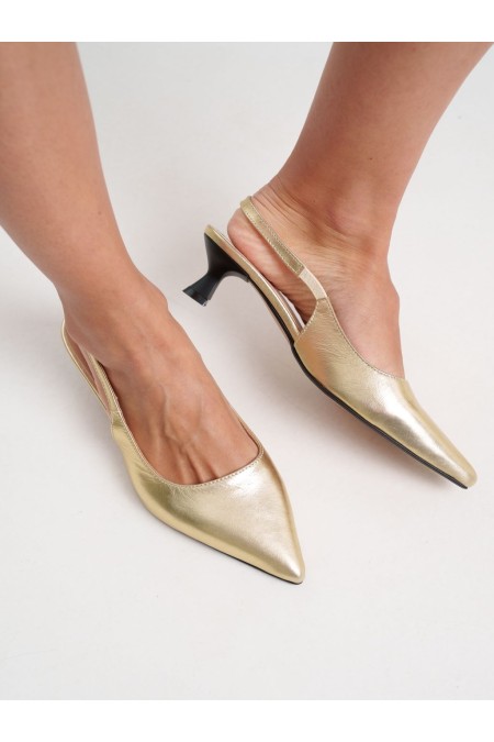 Celine sandals 4 cm - gold