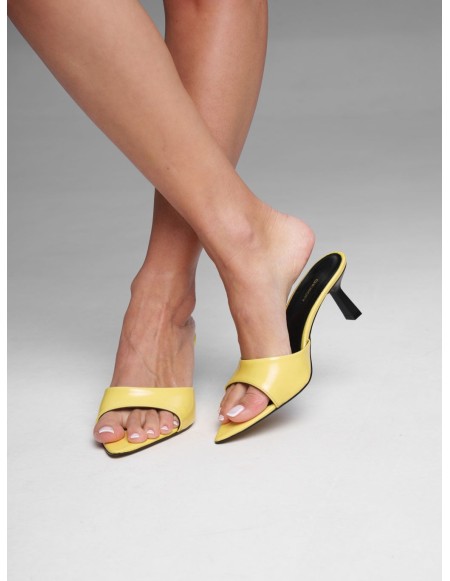 Босоніжки Самба 6 см - беж лак