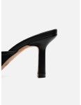 Босоніжки Бант 8 см - бордо