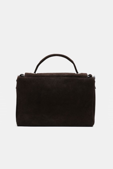 Bag 1052 - chocolate suede