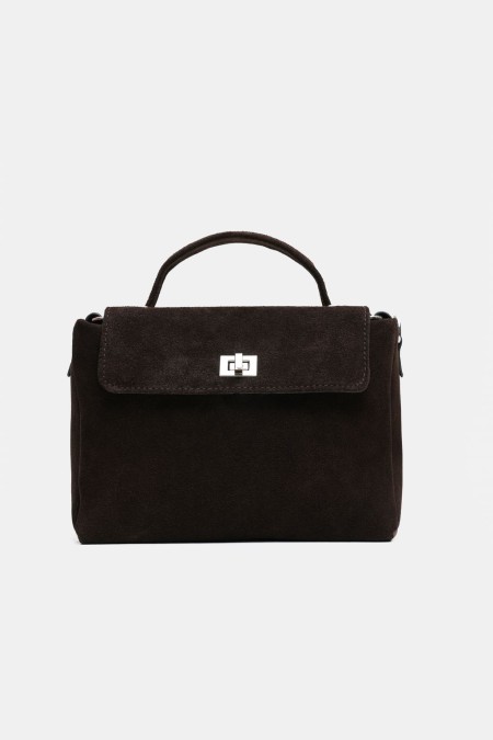 Bag 1052 - chocolate suede