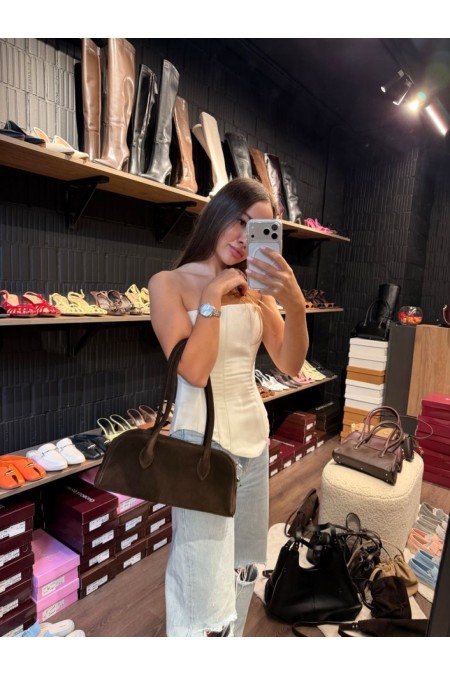 Bag 1069 - Chocolate Suede