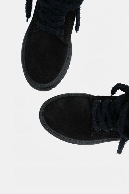 Ays boots - black suede