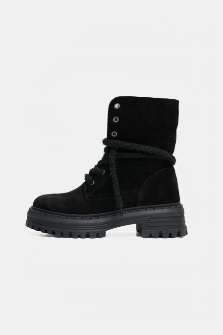 Ays boots - black suede