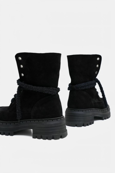 Ays boots - black suede
