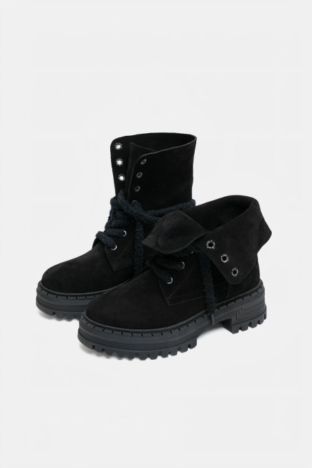 Ays boots - black suede