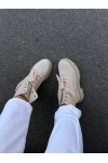 Ais Boots - Light Beige Suede