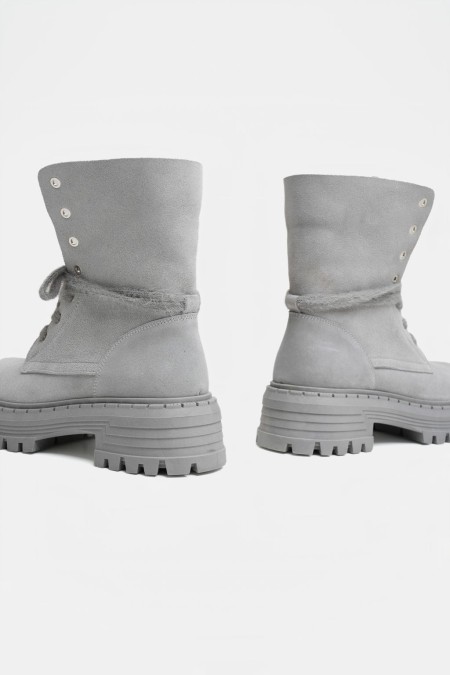 Ais Boots (Winter) - Grey Suede