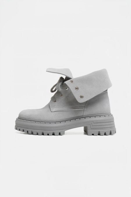 Ais Boots (Winter) - Grey Suede